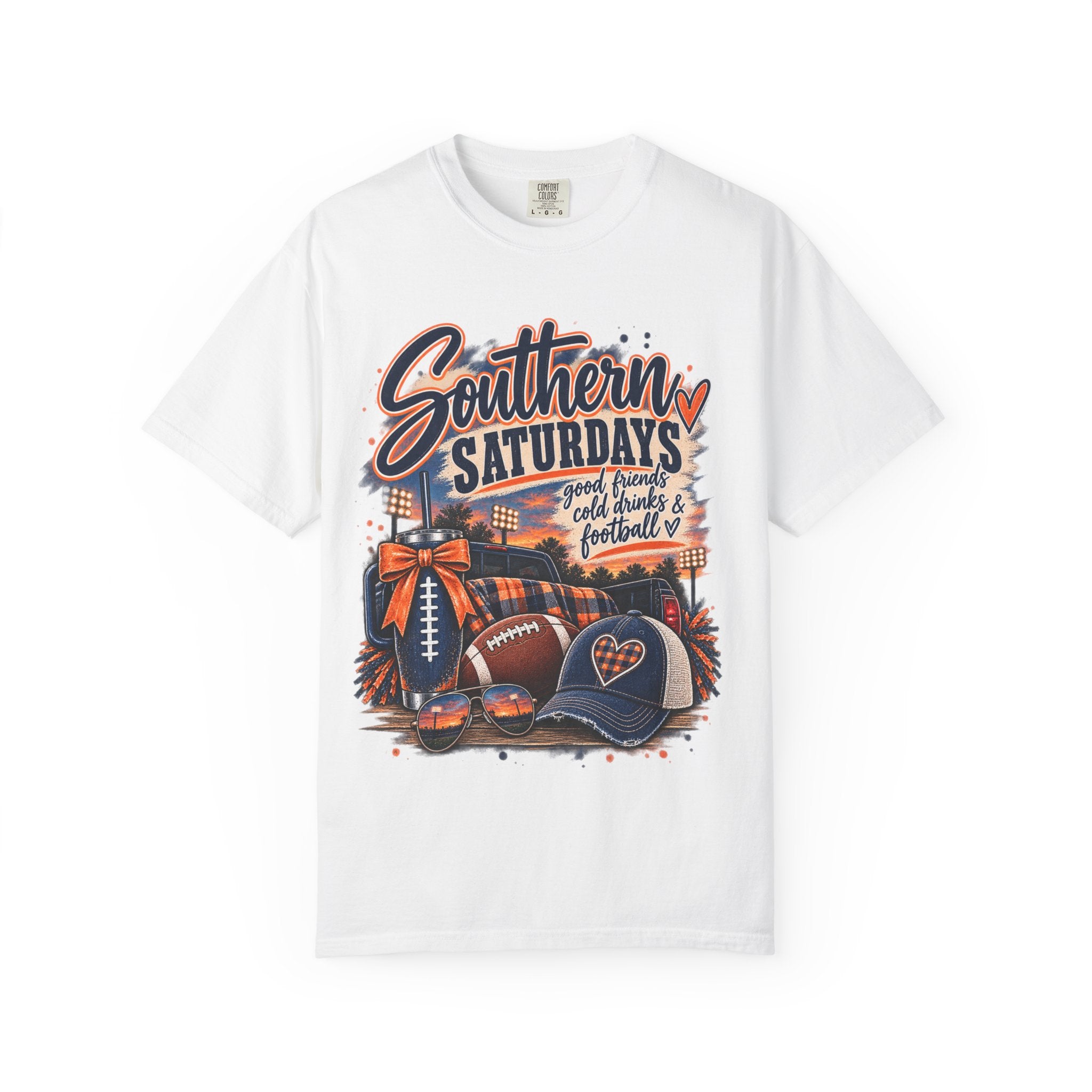 Southern Saturdays Football T-Shirt — Game Day Tailgate Tee