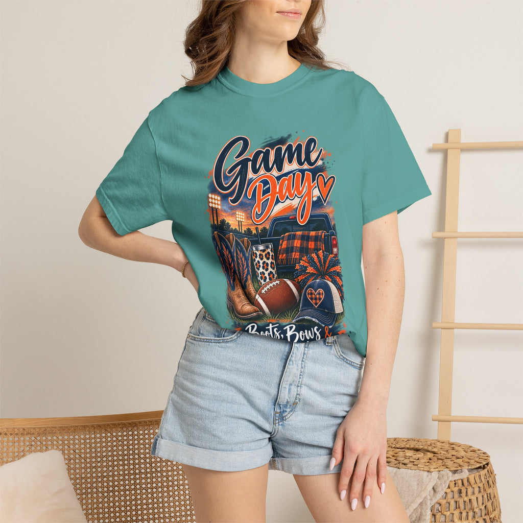Game Day T-Shirt — Boots, Brews & Touchdowns Football Tee
