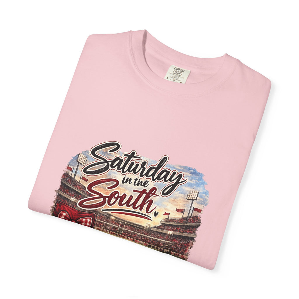 Saturday in the South T-Shirt – Tailgate Picnic Football Vintage Stadium Tee