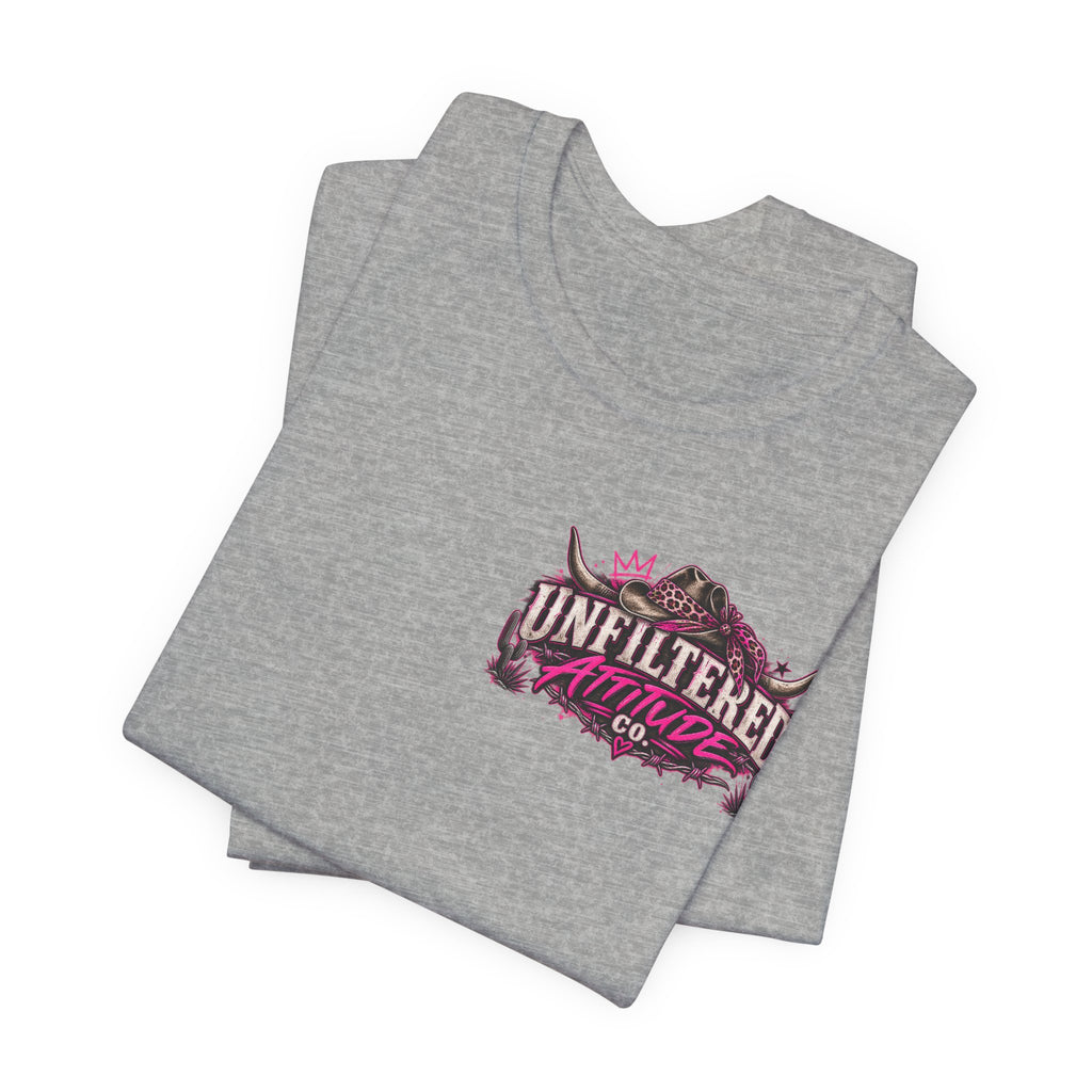 Boots On, Filter Off Tee — Western Cowgirl Graphic T-Shirt