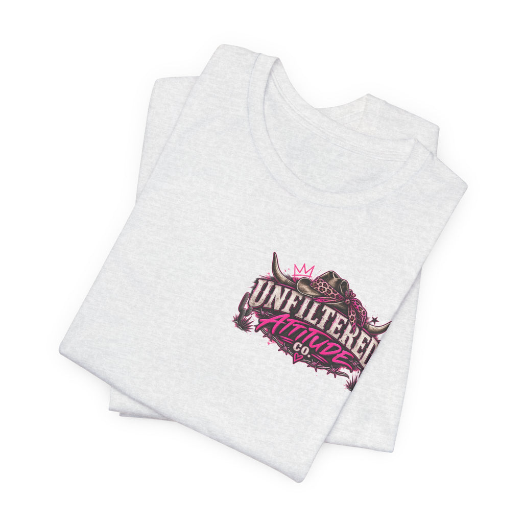 Boots On, Filter Off Tee — Western Cowgirl Graphic T-Shirt