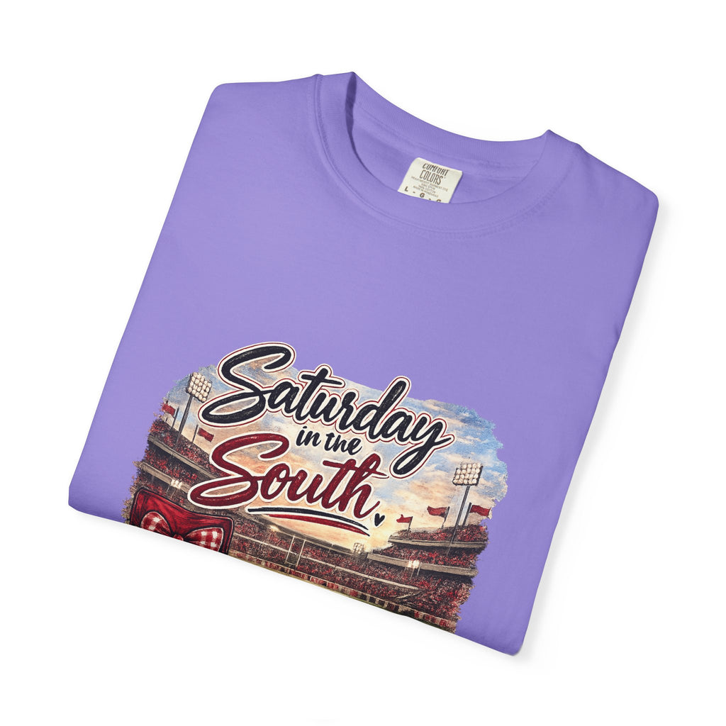 Saturday in the South T-Shirt – Tailgate Picnic Football Vintage Stadium Tee