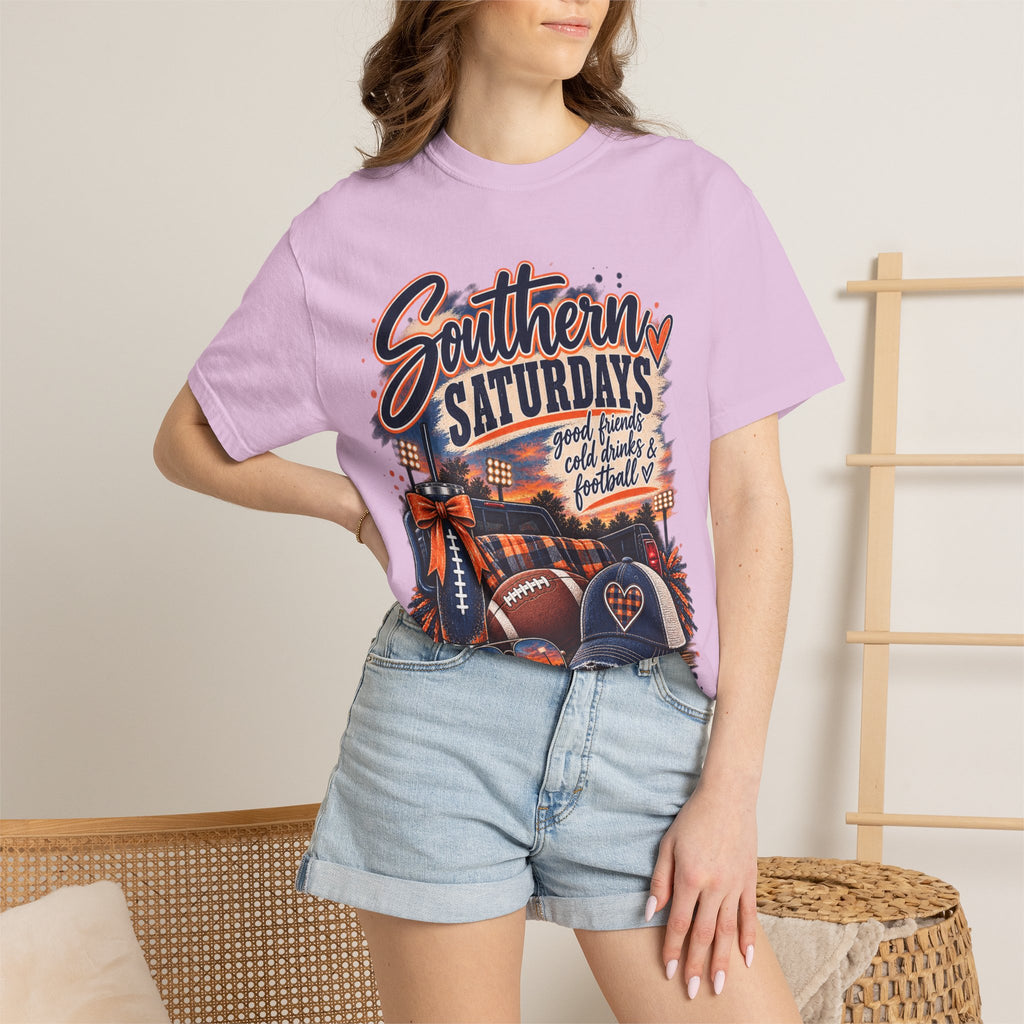 Southern Saturdays Football T-Shirt — Game Day Tailgate Tee
