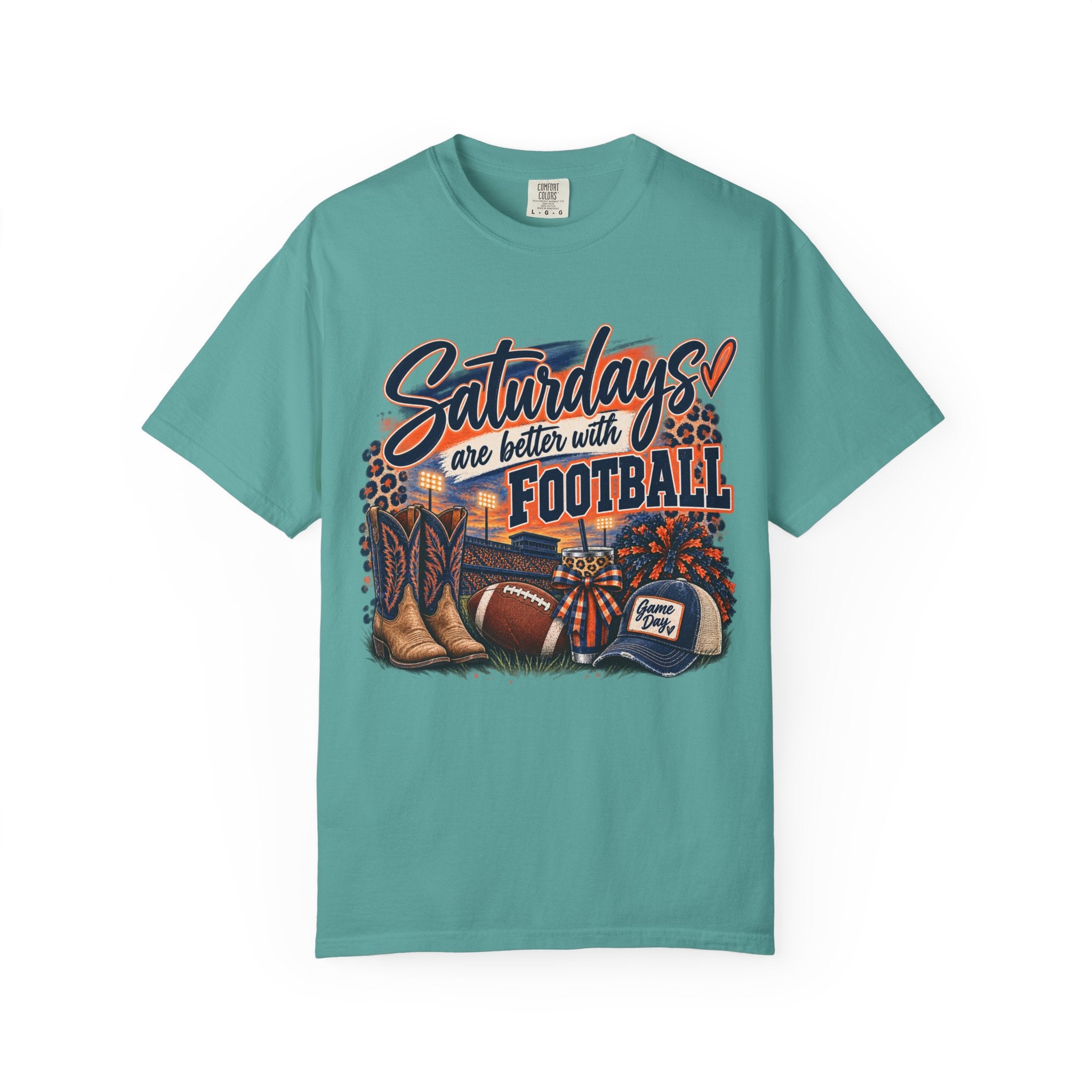 Saturdays Are Better with Football T-Shirt — Vintage Game Day Tee