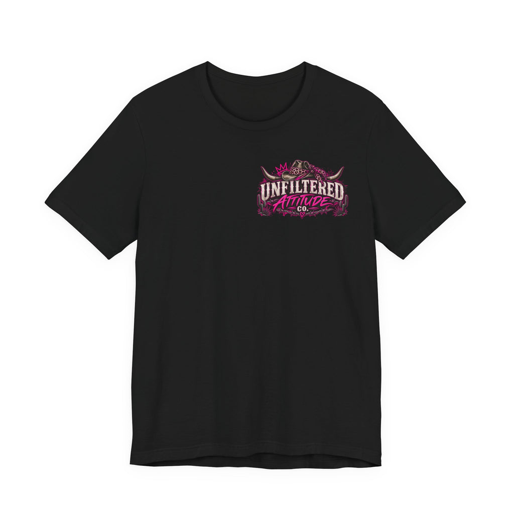 Boots On, Filter Off Tee — Western Cowgirl Graphic T-Shirt