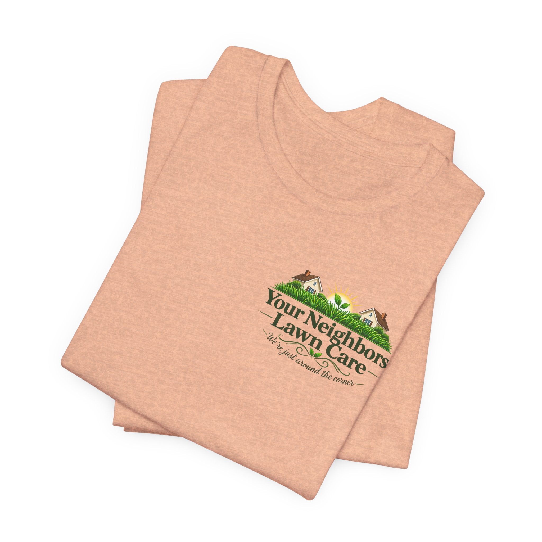 Lawn Care Company T-Shirt — "Your Neighbors Lawn Care" Logo Tee