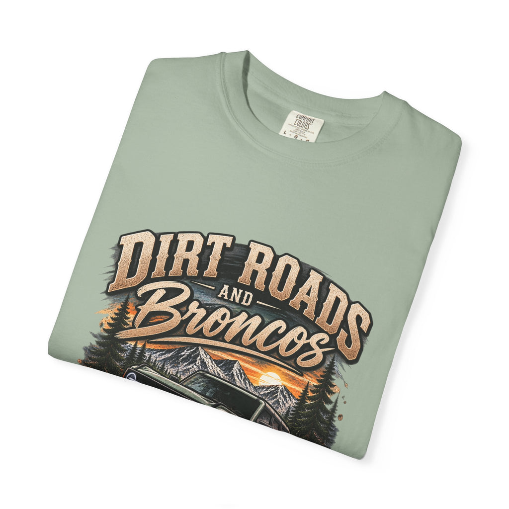 Bronco Off-Road T-Shirt — "Dirt Roads and Broncos" Adventure Tee