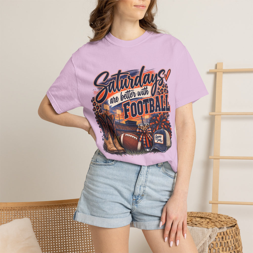 Saturdays Are Better with Football T-Shirt — Vintage Game Day Tee