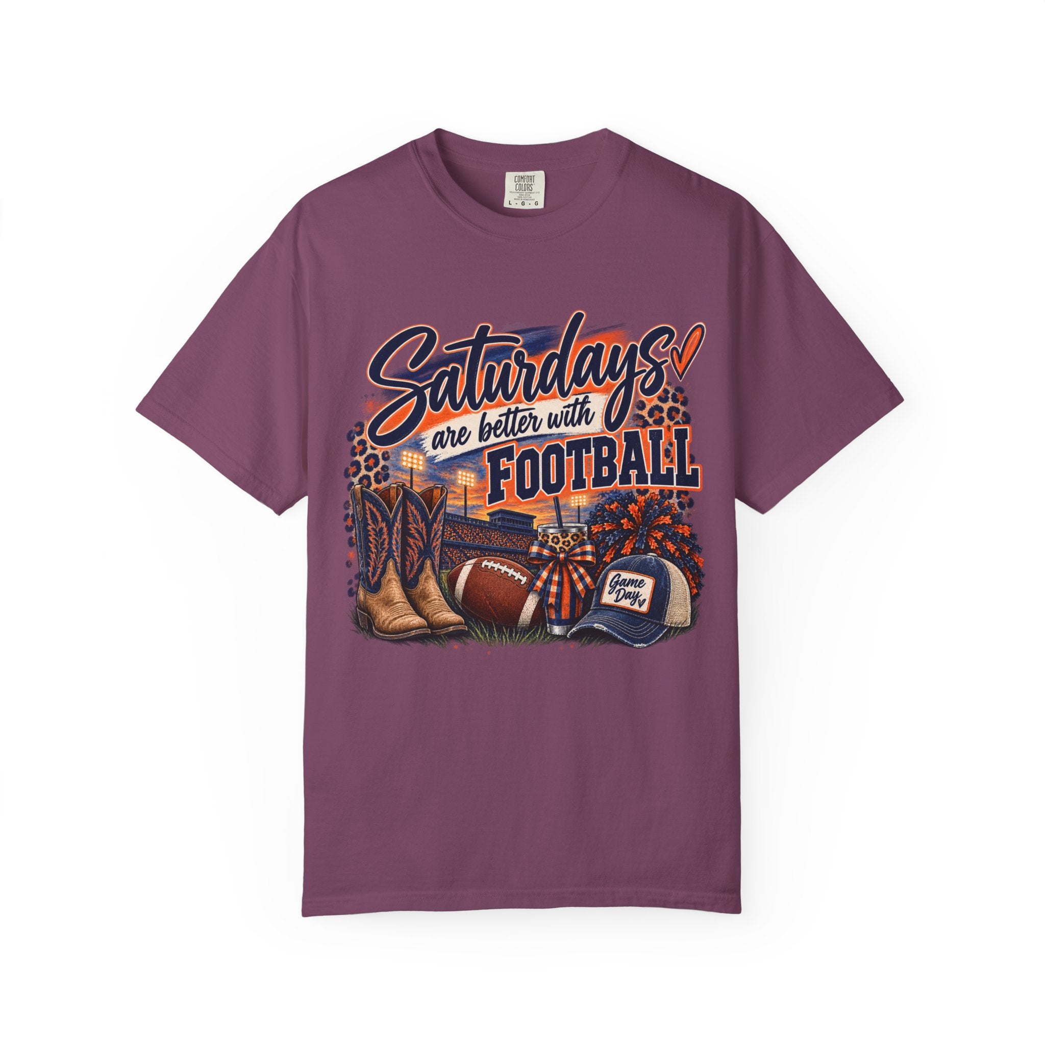 Saturdays Are Better with Football T-Shirt — Vintage Game Day Tee