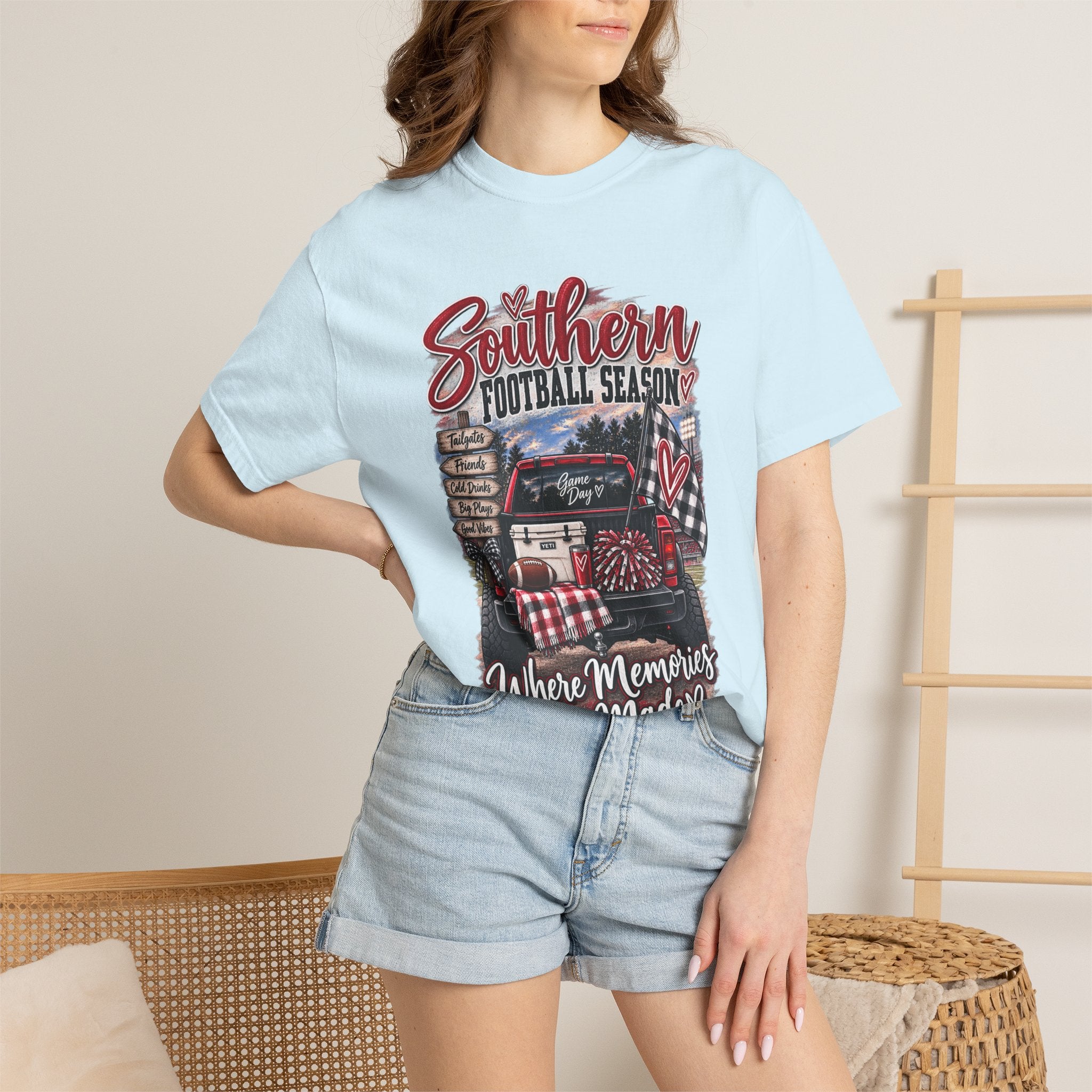 Southern Football Season T-Shirt – "Where Memories Are Made" Tailgate Tee