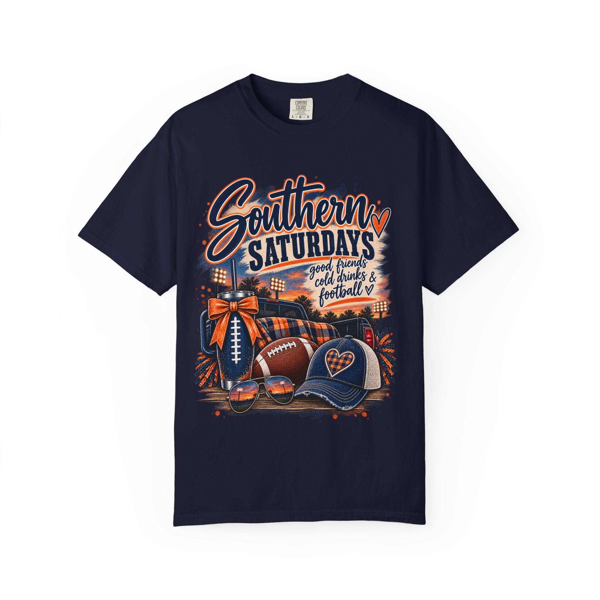Southern Saturdays Football T-Shirt — Game Day Tailgate Tee