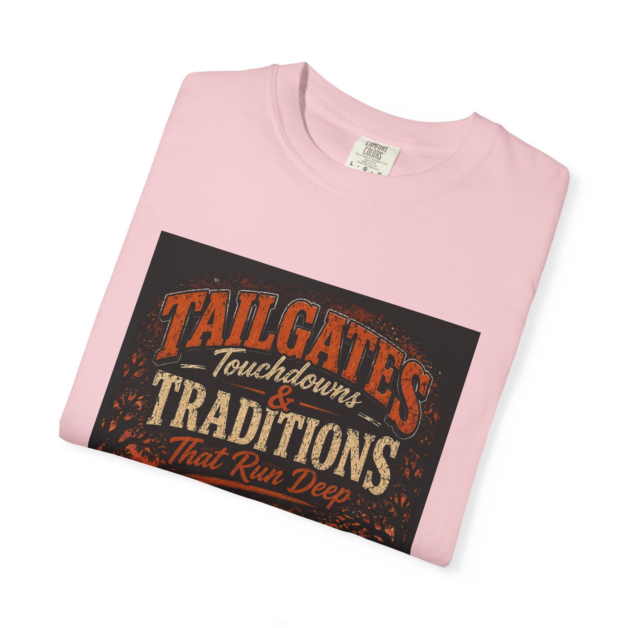 Tailgates & Touchdowns T-Shirt — Tailgate Traditions Football Game Day Tee