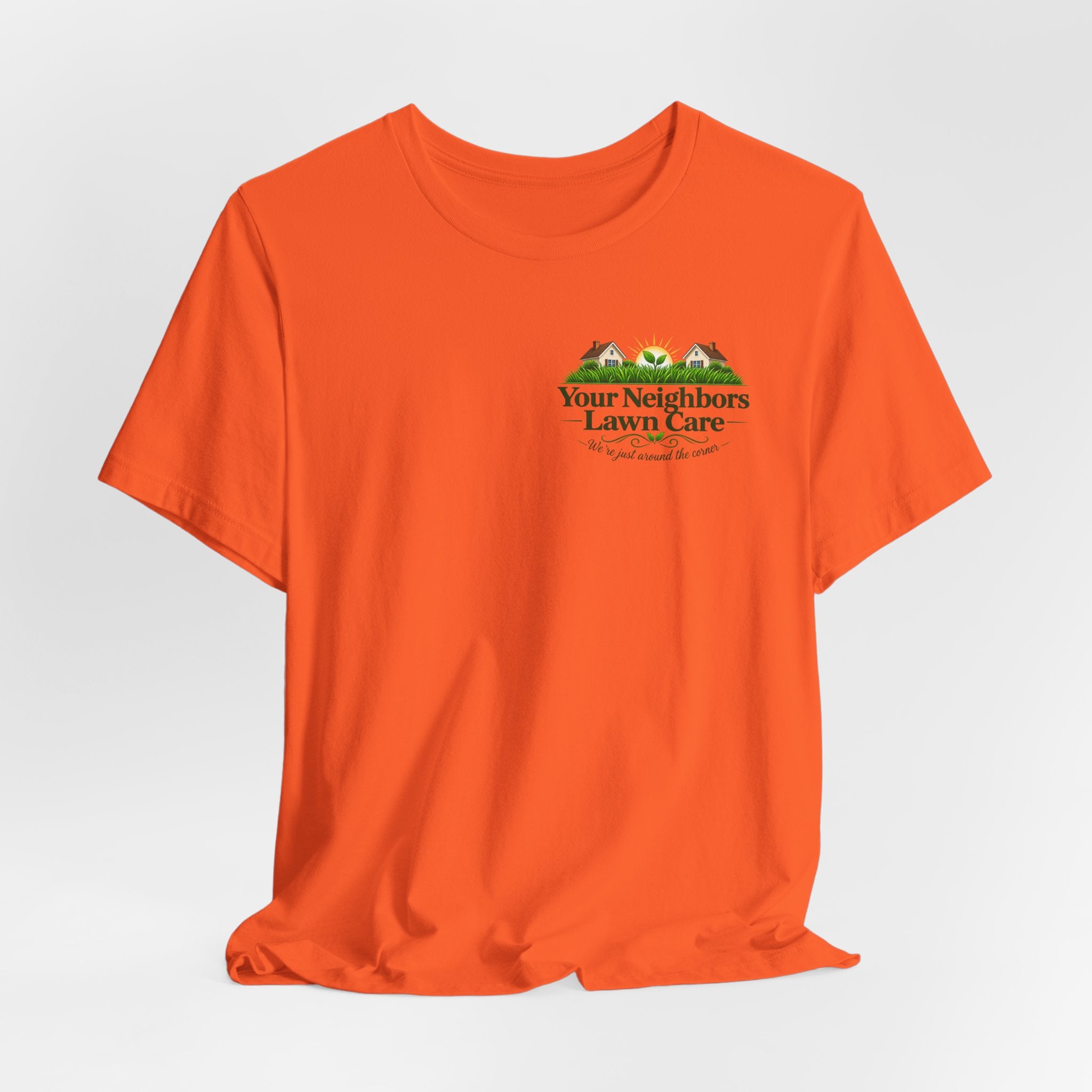 Lawn Care Company T-Shirt — "Your Neighbors Lawn Care" Logo Tee
