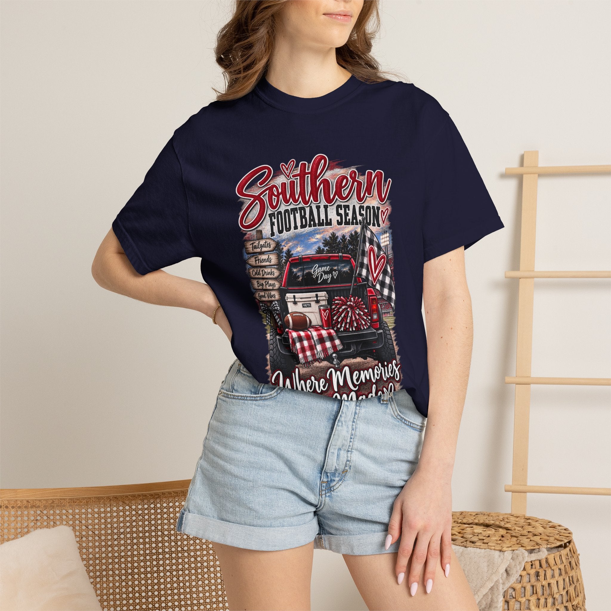 Southern Football Season T-Shirt – "Where Memories Are Made" Tailgate Tee