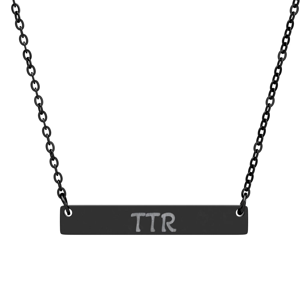 Personalized Engraved Bar Necklace