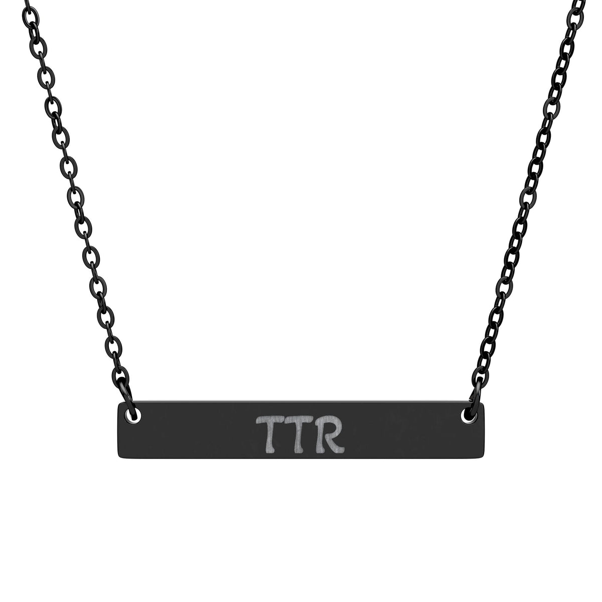 Personalized Engraved Bar Necklace