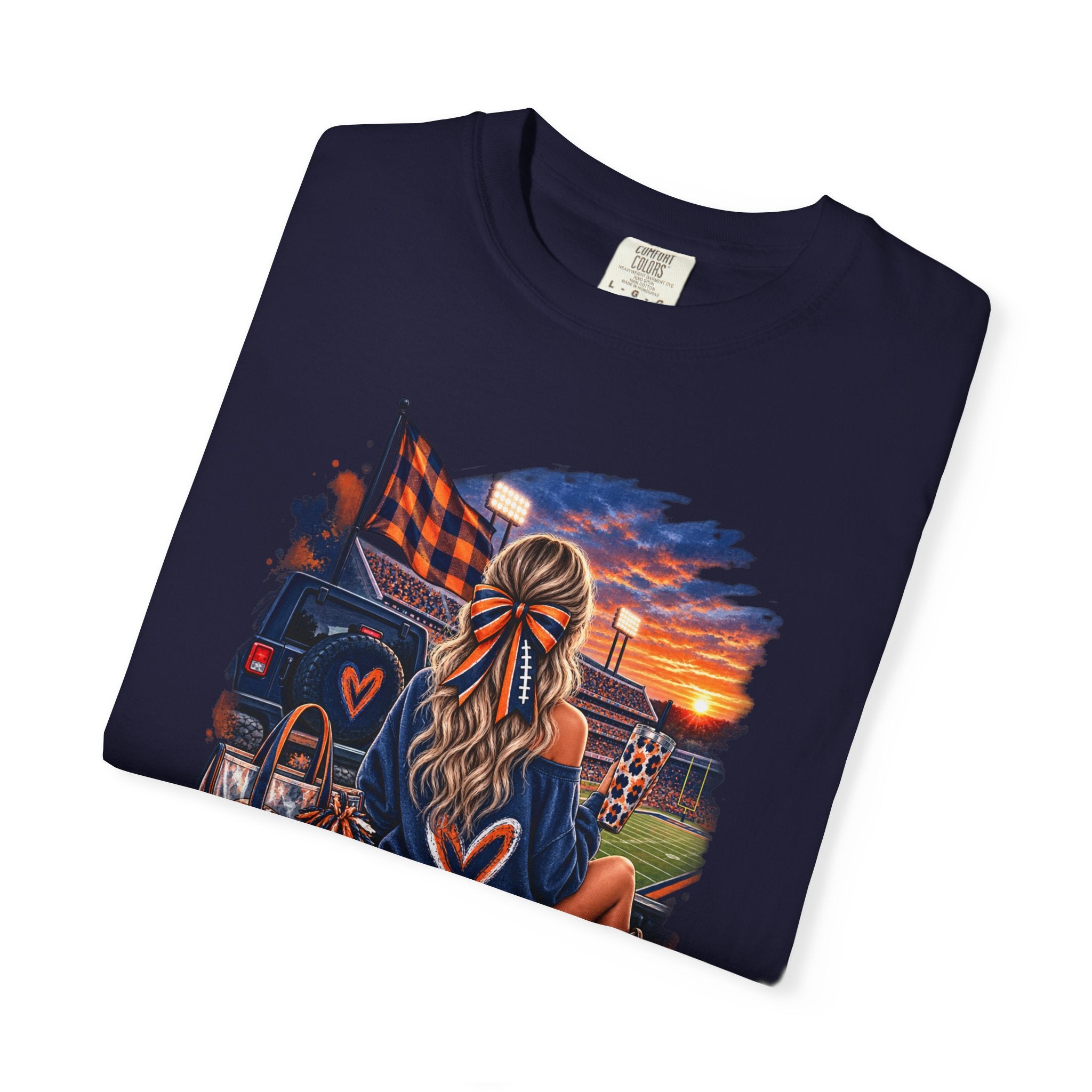 Southern Roots & Football T-Shirt — Tailgate Mom Graphic Tee