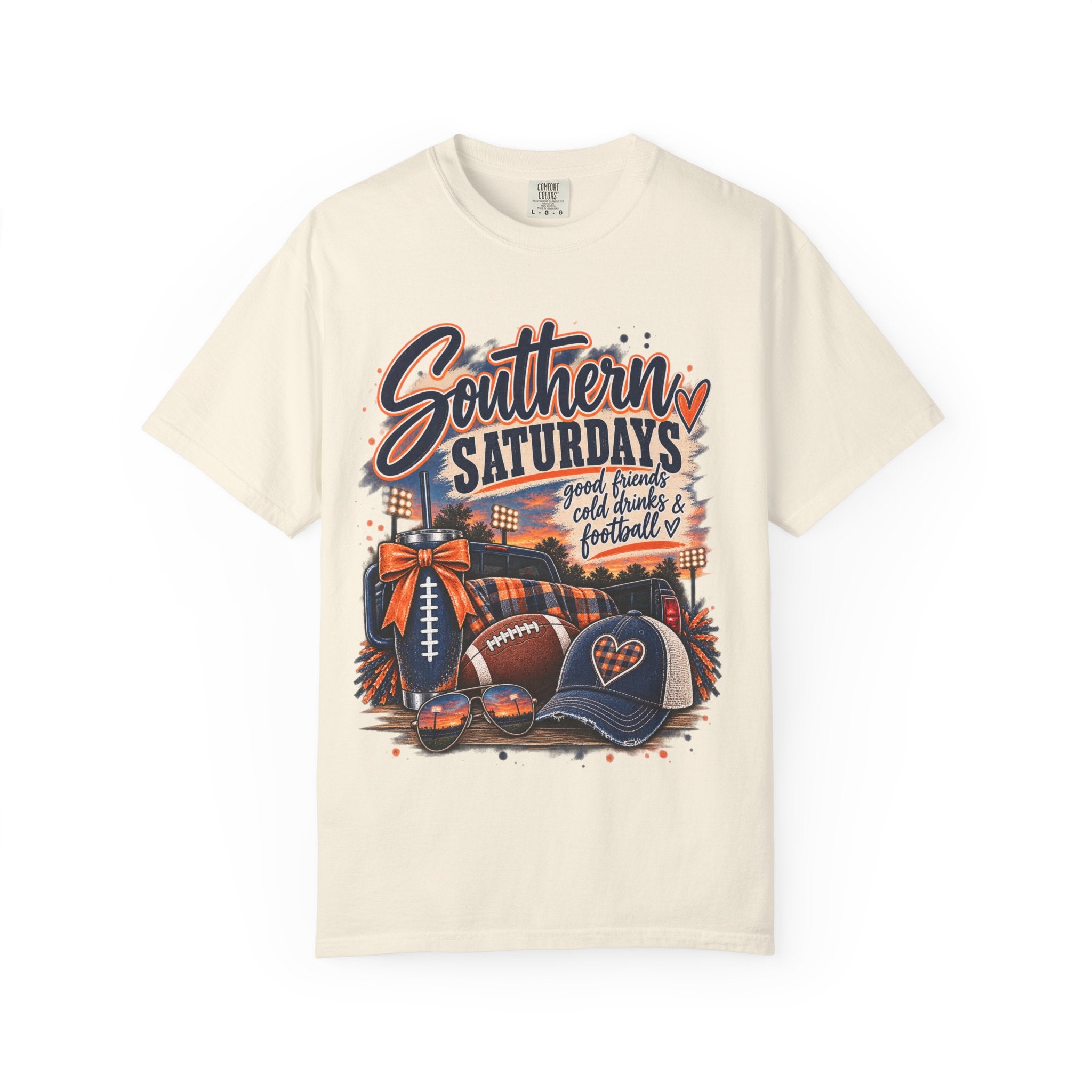 Southern Saturdays Football T-Shirt — Game Day Tailgate Tee