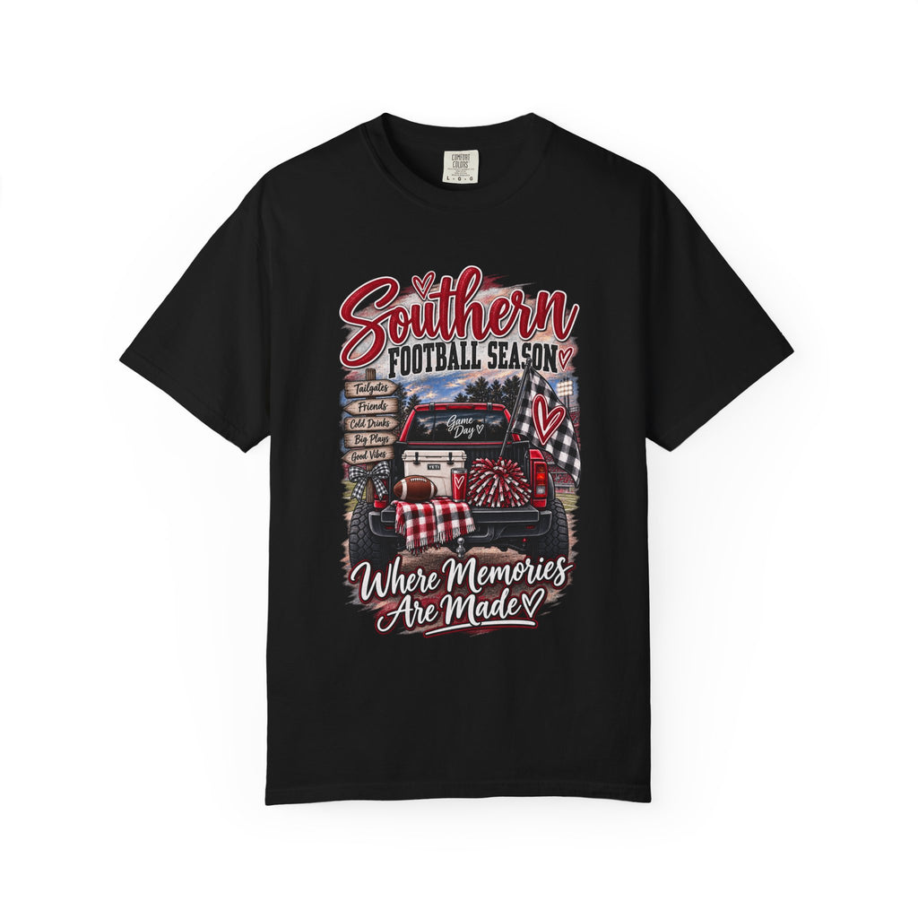 Southern Football Season T-Shirt – "Where Memories Are Made" Tailgate Tee