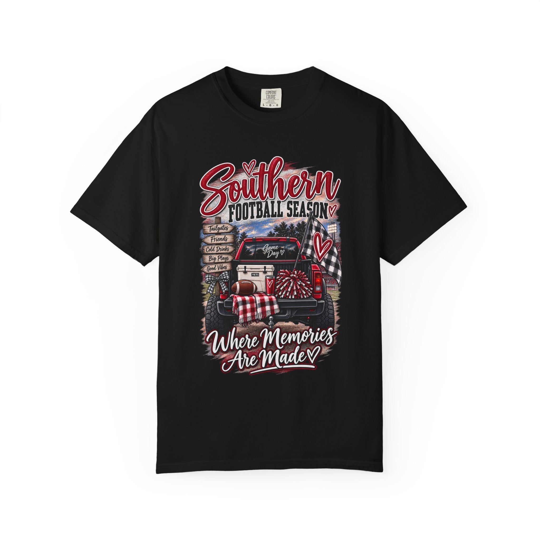 Southern Football Season T-Shirt – "Where Memories Are Made" Tailgate Tee
