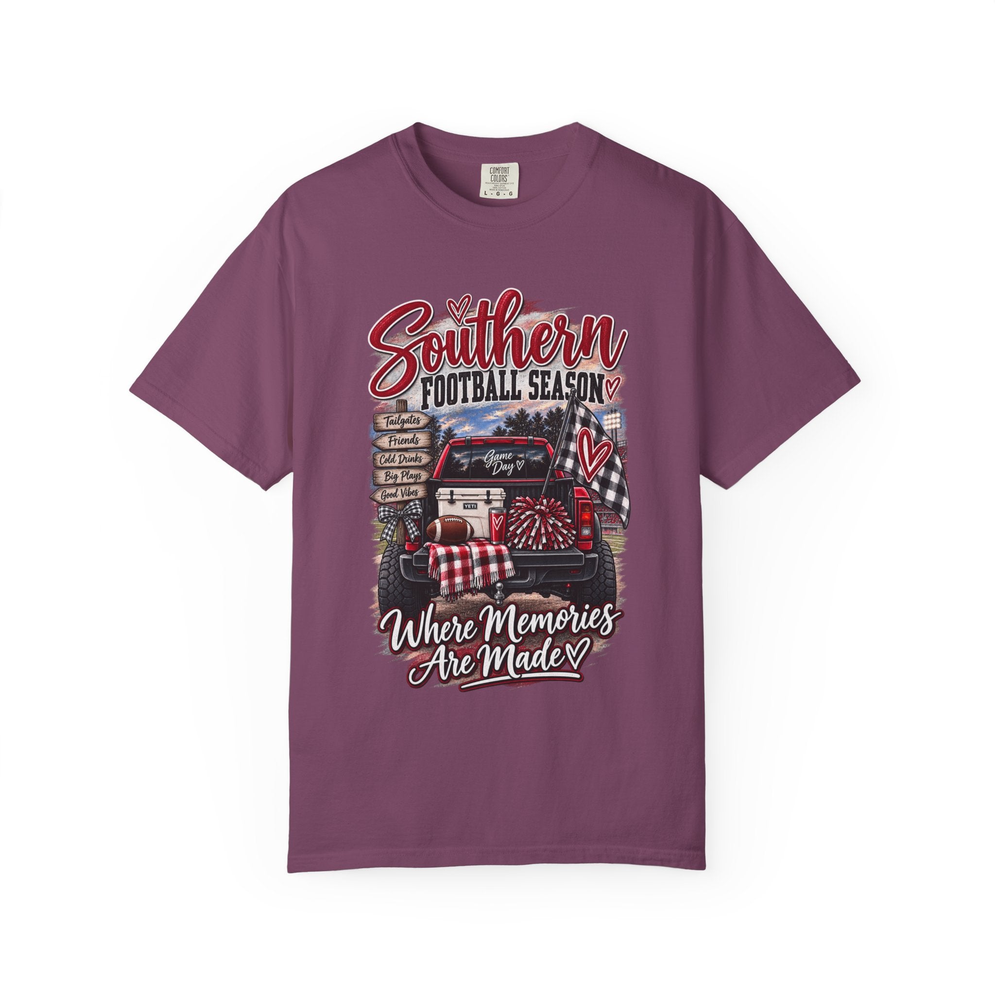 Southern Football Season T-Shirt – "Where Memories Are Made" Tailgate Tee