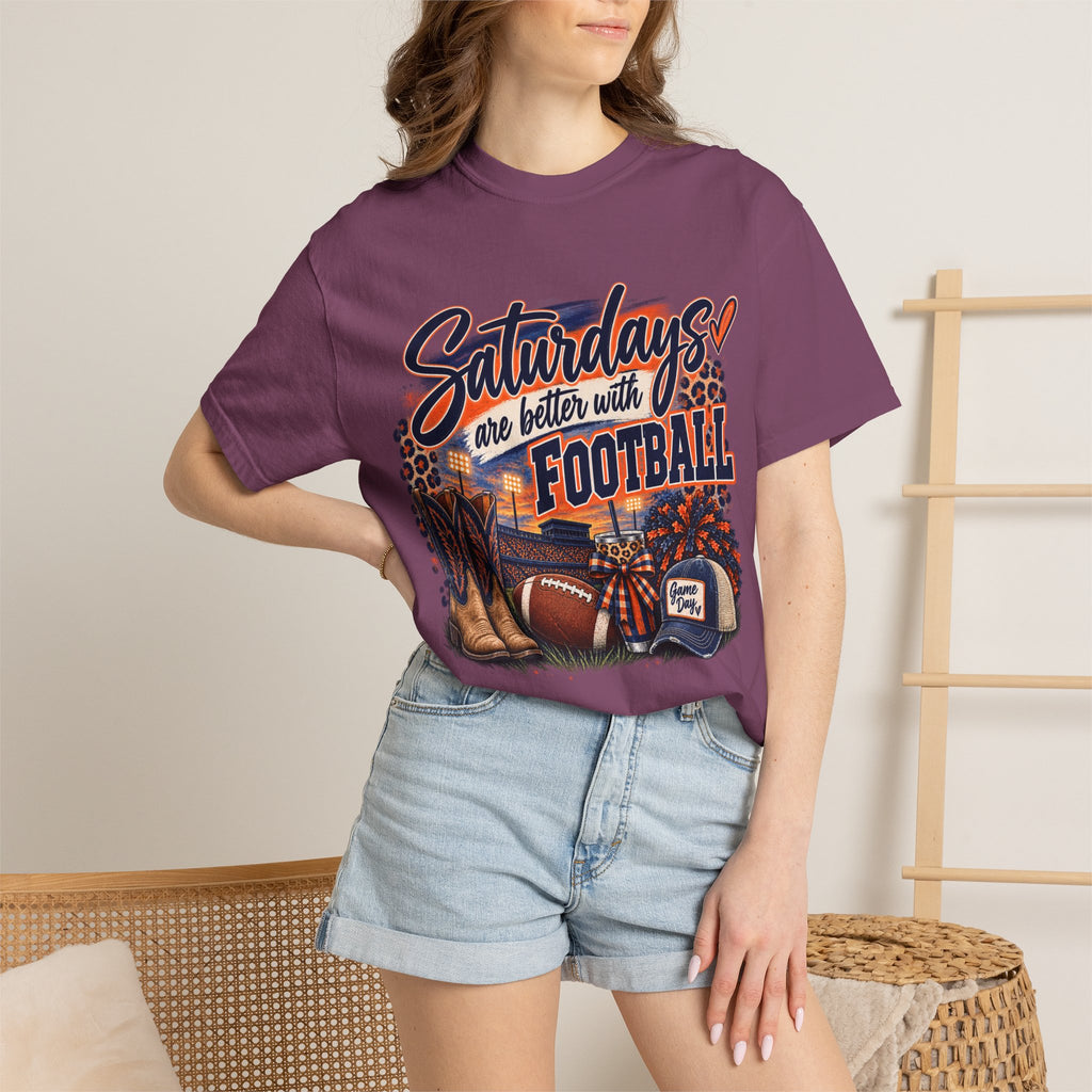 Saturdays Are Better with Football T-Shirt — Vintage Game Day Tee