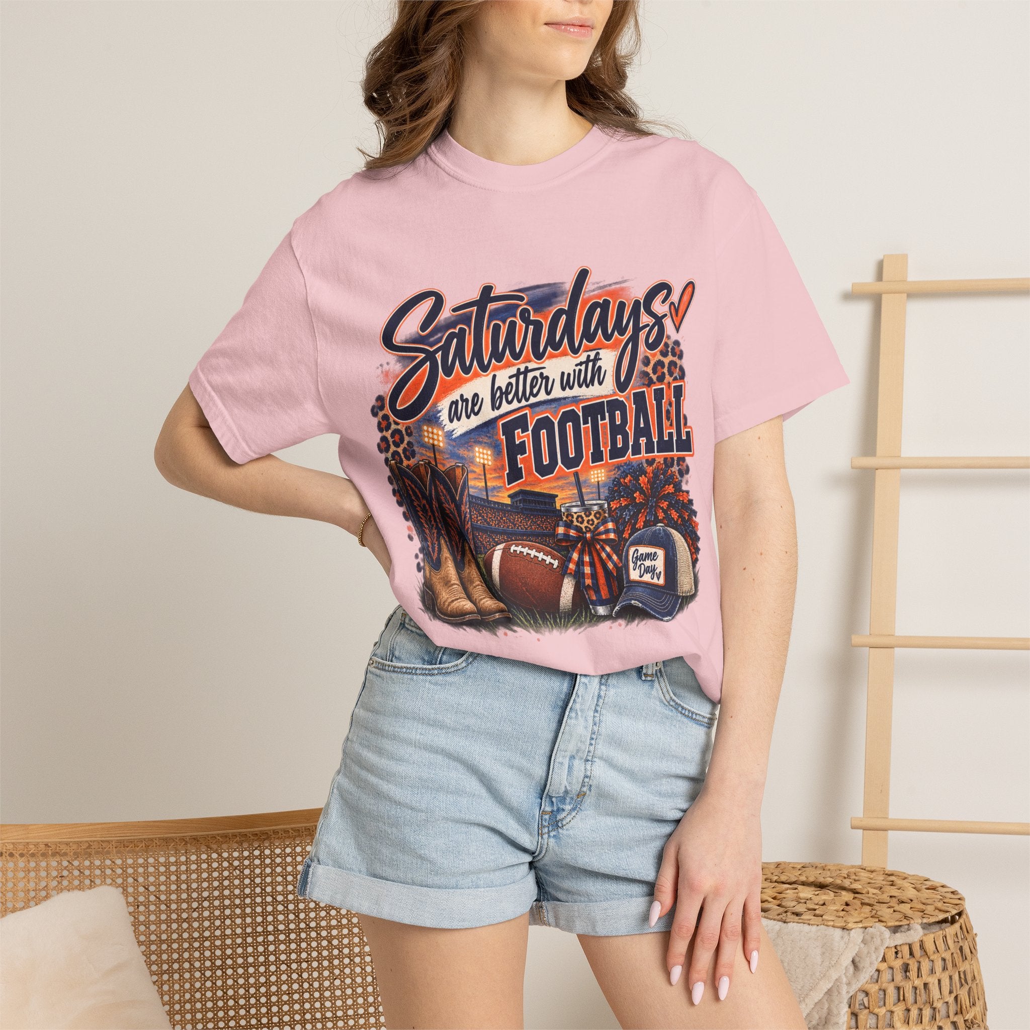 Saturdays Are Better with Football T-Shirt — Vintage Game Day Tee