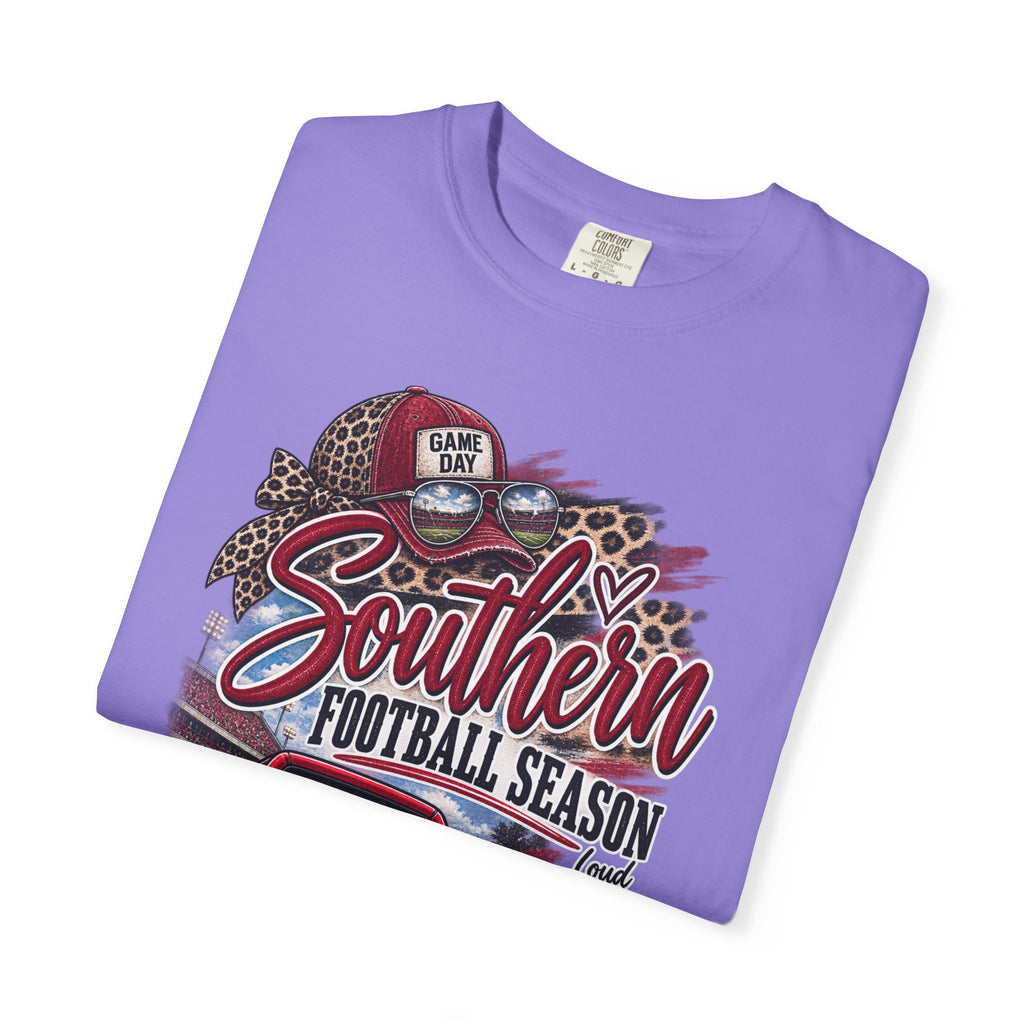 Southern Football Season T-Shirt — Vintage Truck, Cowboy Boots & Helmet Tailgate Tee