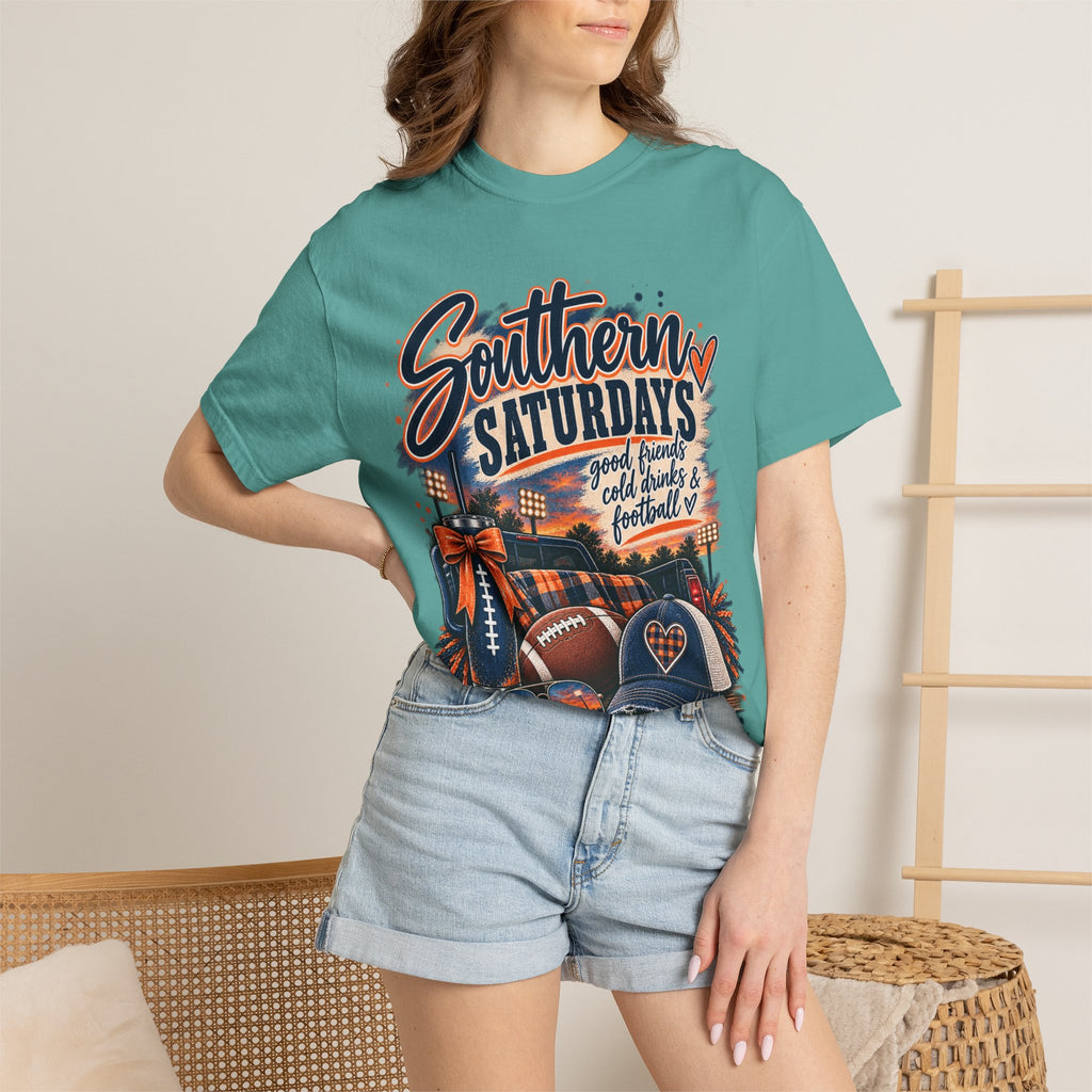 Southern Saturdays Football T-Shirt — Game Day Tailgate Tee