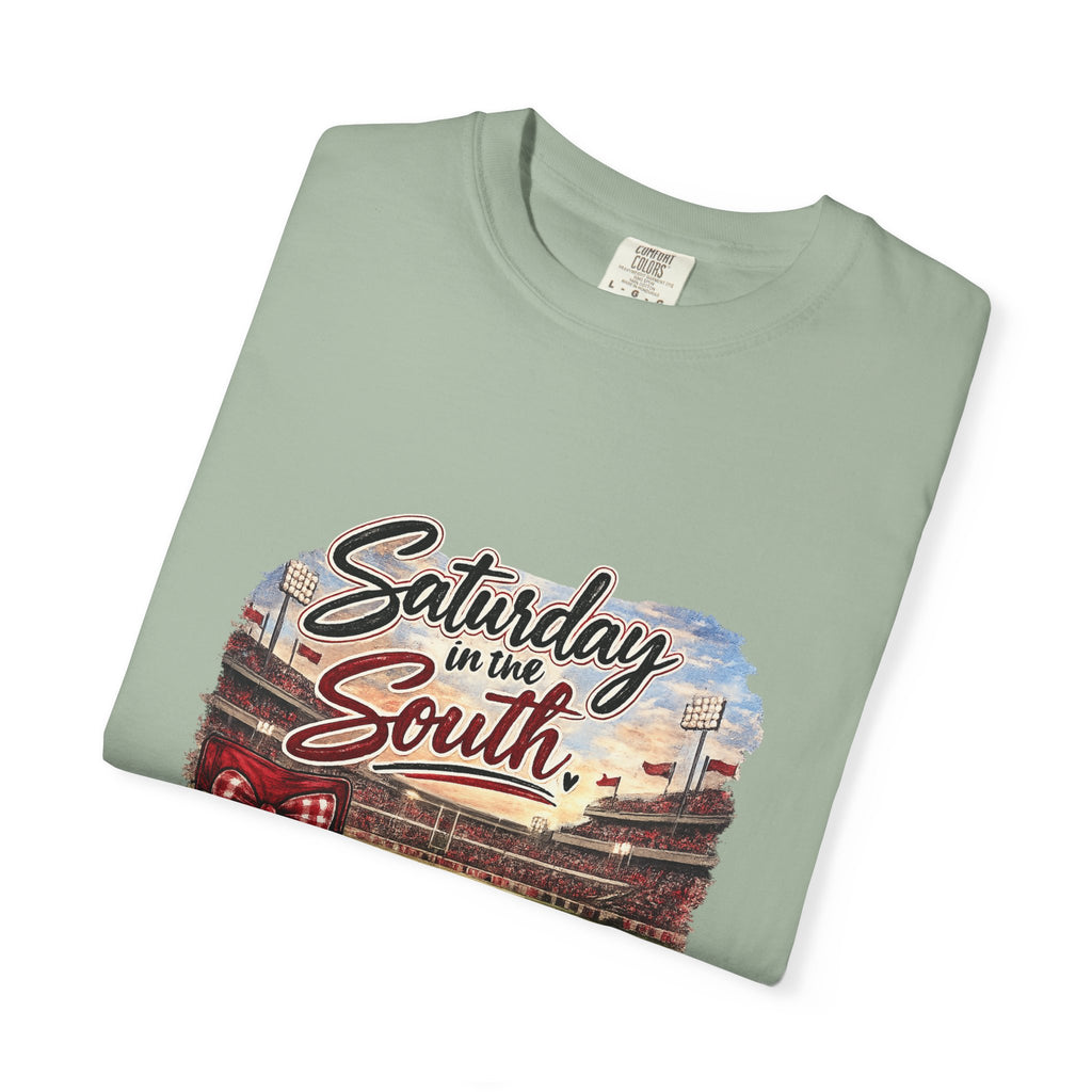Saturday in the South T-Shirt – Tailgate Picnic Football Vintage Stadium Tee