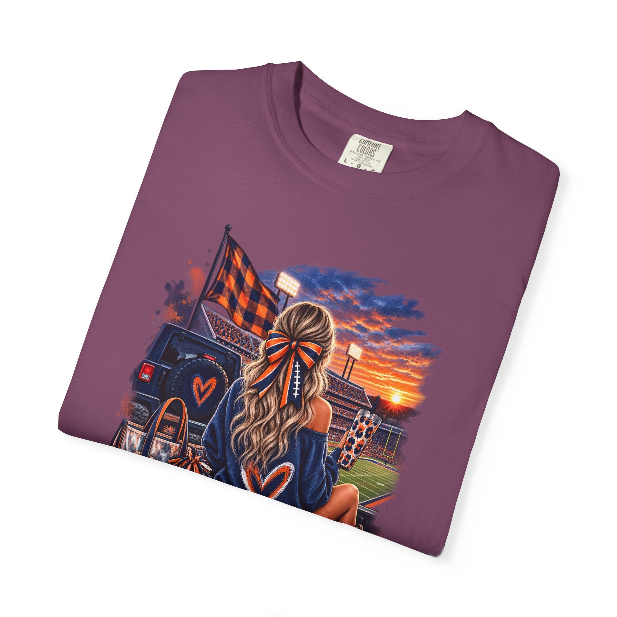 Southern Roots & Football T-Shirt — Tailgate Mom Graphic Tee