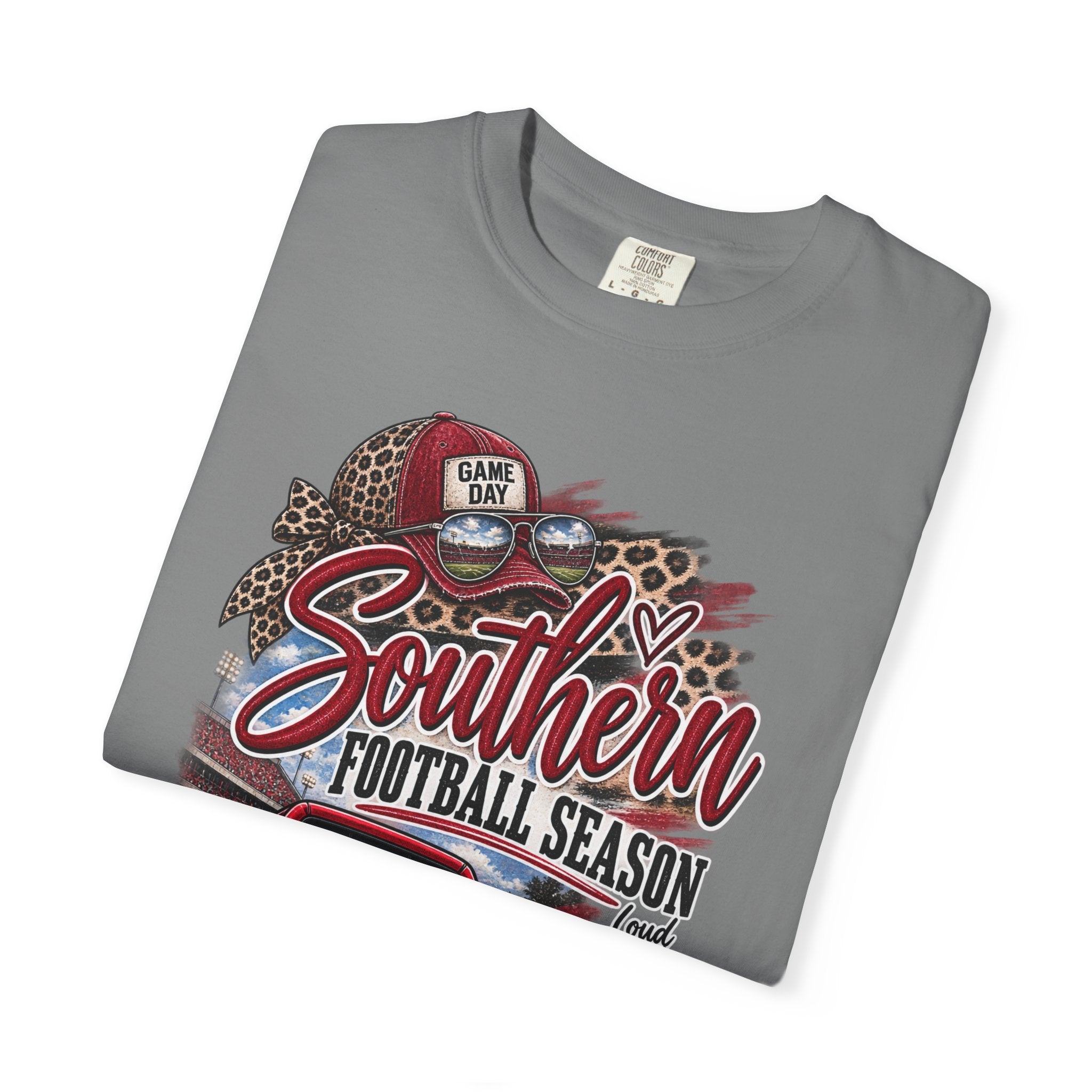Southern Football Season T-Shirt — Vintage Truck, Cowboy Boots & Helmet Tailgate Tee