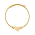 Heart Cuff Bracelet – Personalized Engraving Jewelry Gift