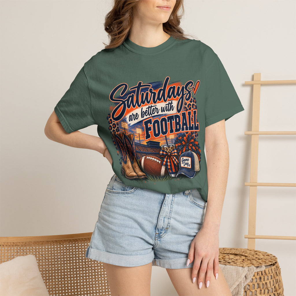 Saturdays Are Better with Football T-Shirt — Vintage Game Day Tee
