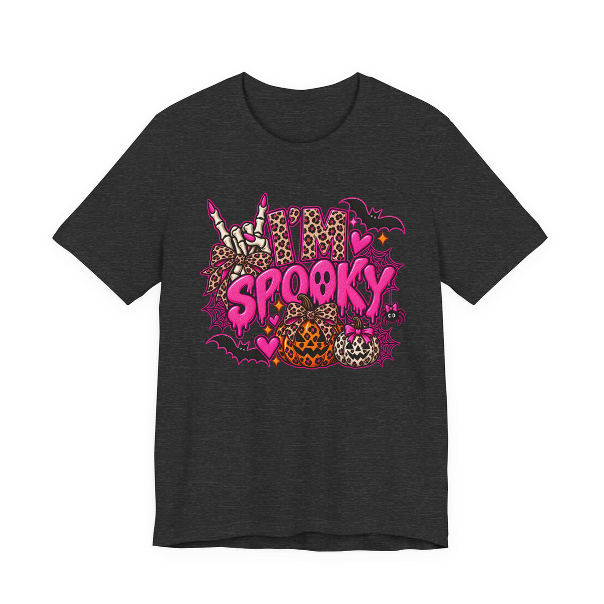 I’m Spooky – Leopard Print Halloween Graphic Tee