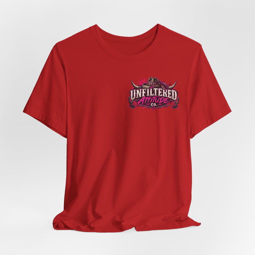 Boots On, Filter Off Tee — Western Cowgirl Graphic T-Shirt