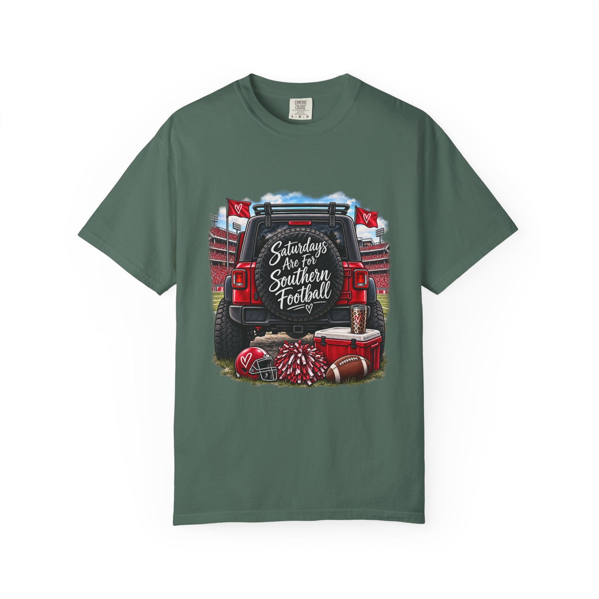 Southern Football Tailgate T-Shirt – “Saturdays are for Southern Football” Truck Tailgate Design