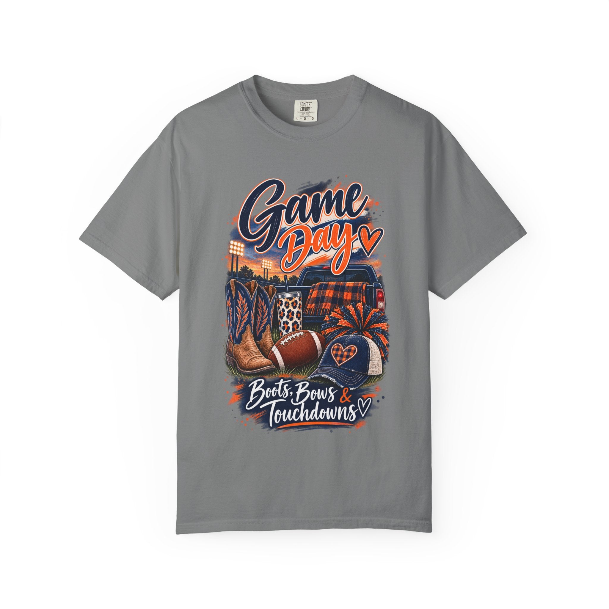 Game Day T-Shirt — Boots, Brews & Touchdowns Football Tee