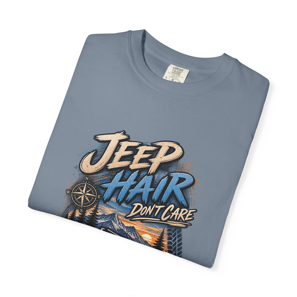 Jeep Hair Don't Care T-Shirt — Off-Road Jeep Graphic Tee