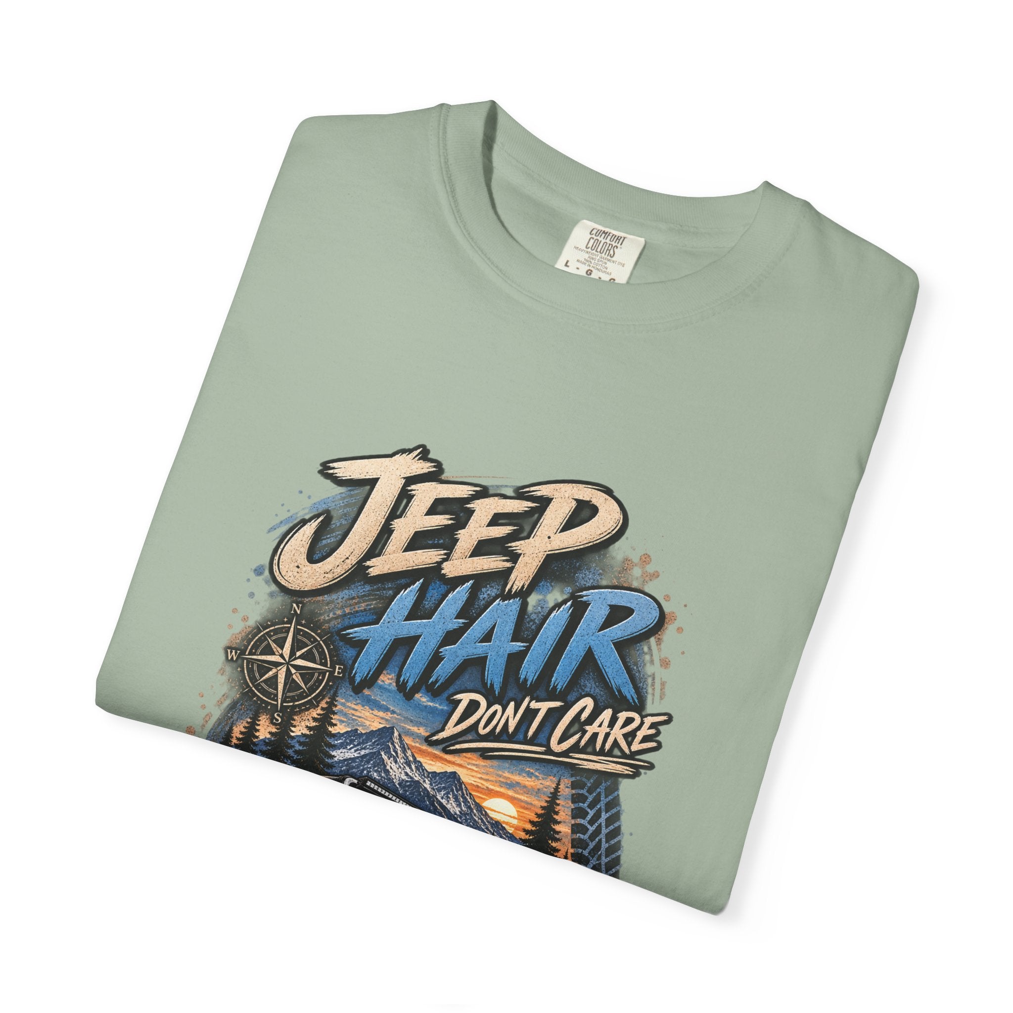 Jeep Hair Don't Care T-Shirt — Off-Road Jeep Graphic Tee