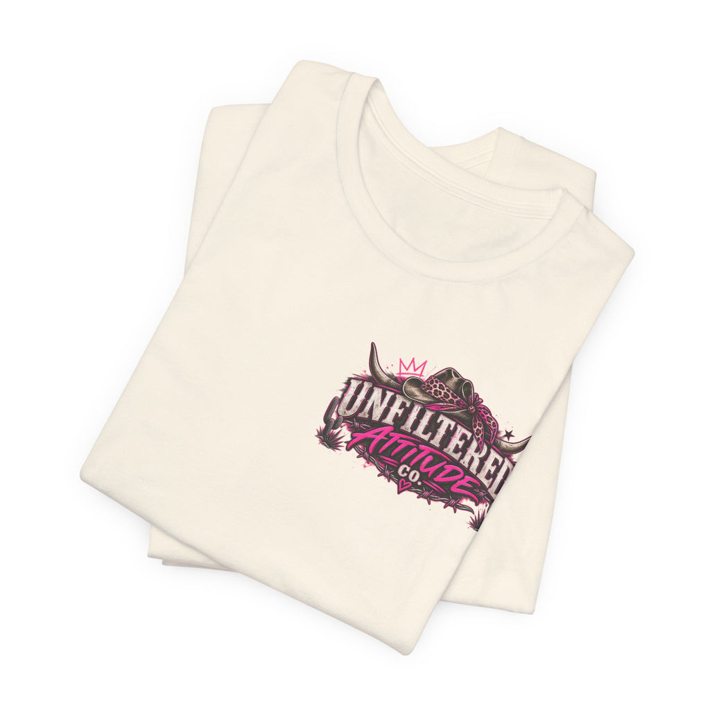Boots On, Filter Off Tee — Western Cowgirl Graphic T-Shirt