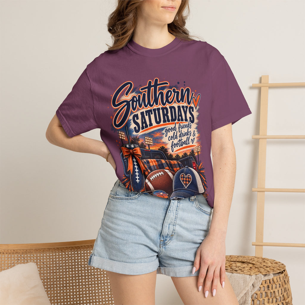 Southern Saturdays Football T-Shirt — Game Day Tailgate Tee