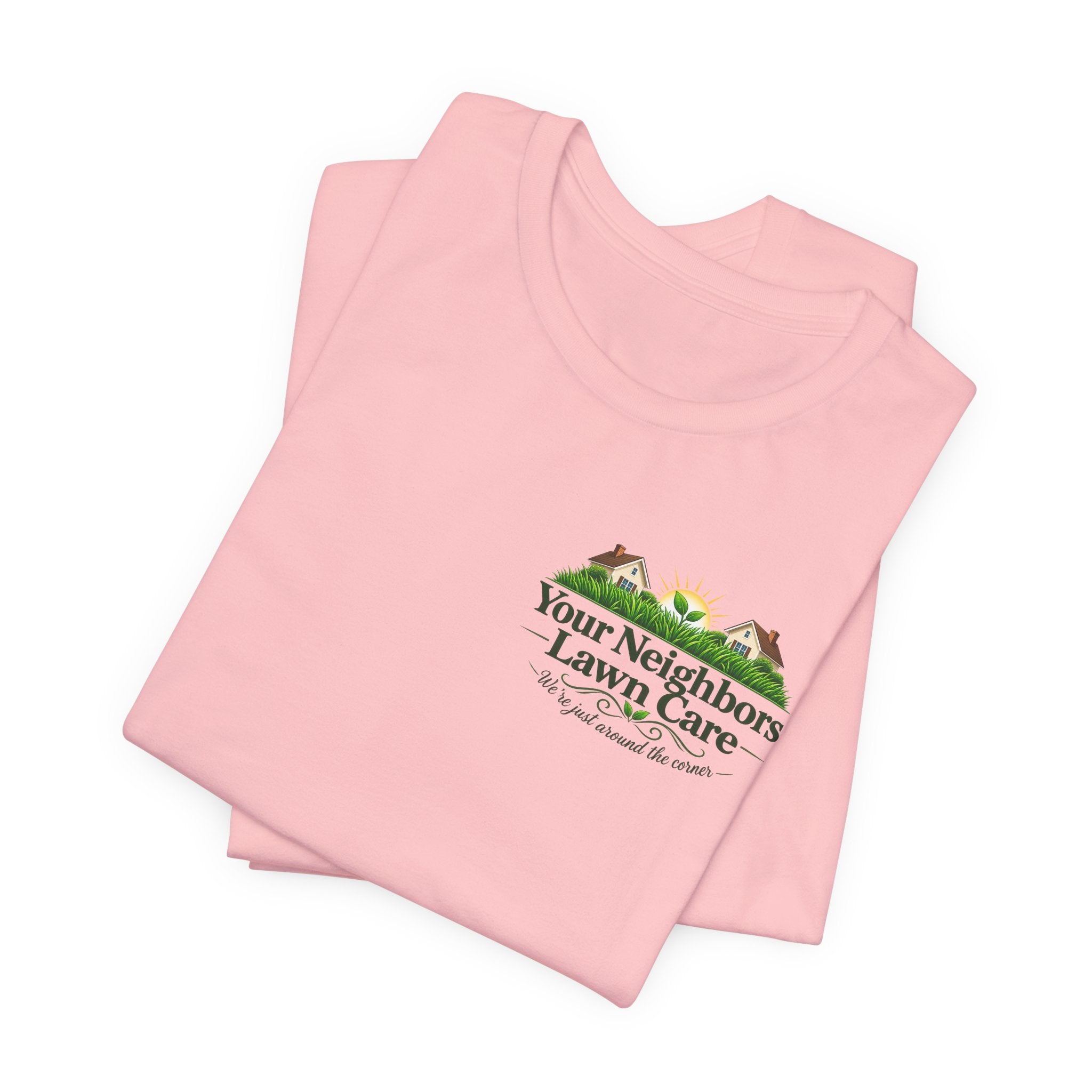 Lawn Care Company T-Shirt — "Your Neighbors Lawn Care" Logo Tee
