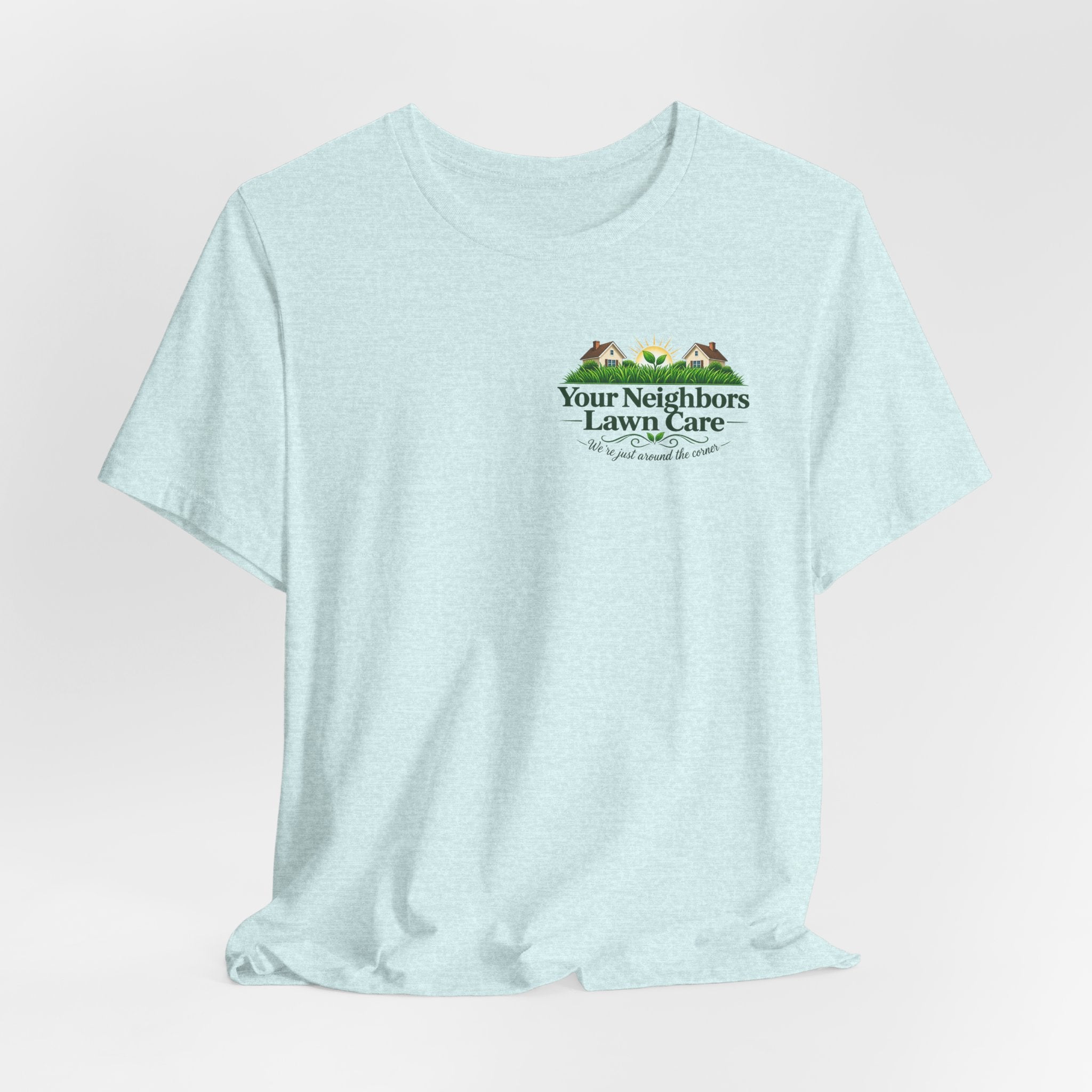 Lawn Care Company T-Shirt — "Your Neighbors Lawn Care" Logo Tee