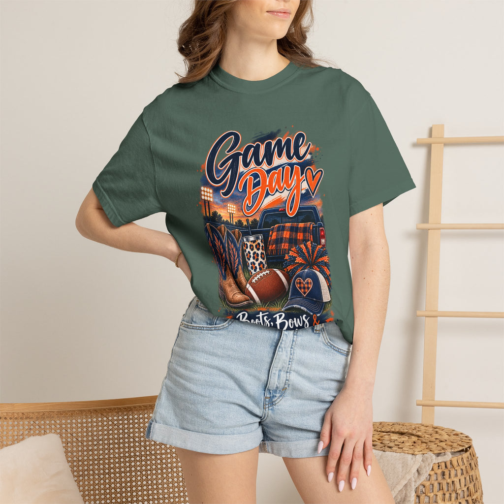 Game Day T-Shirt — Boots, Brews & Touchdowns Football Tee