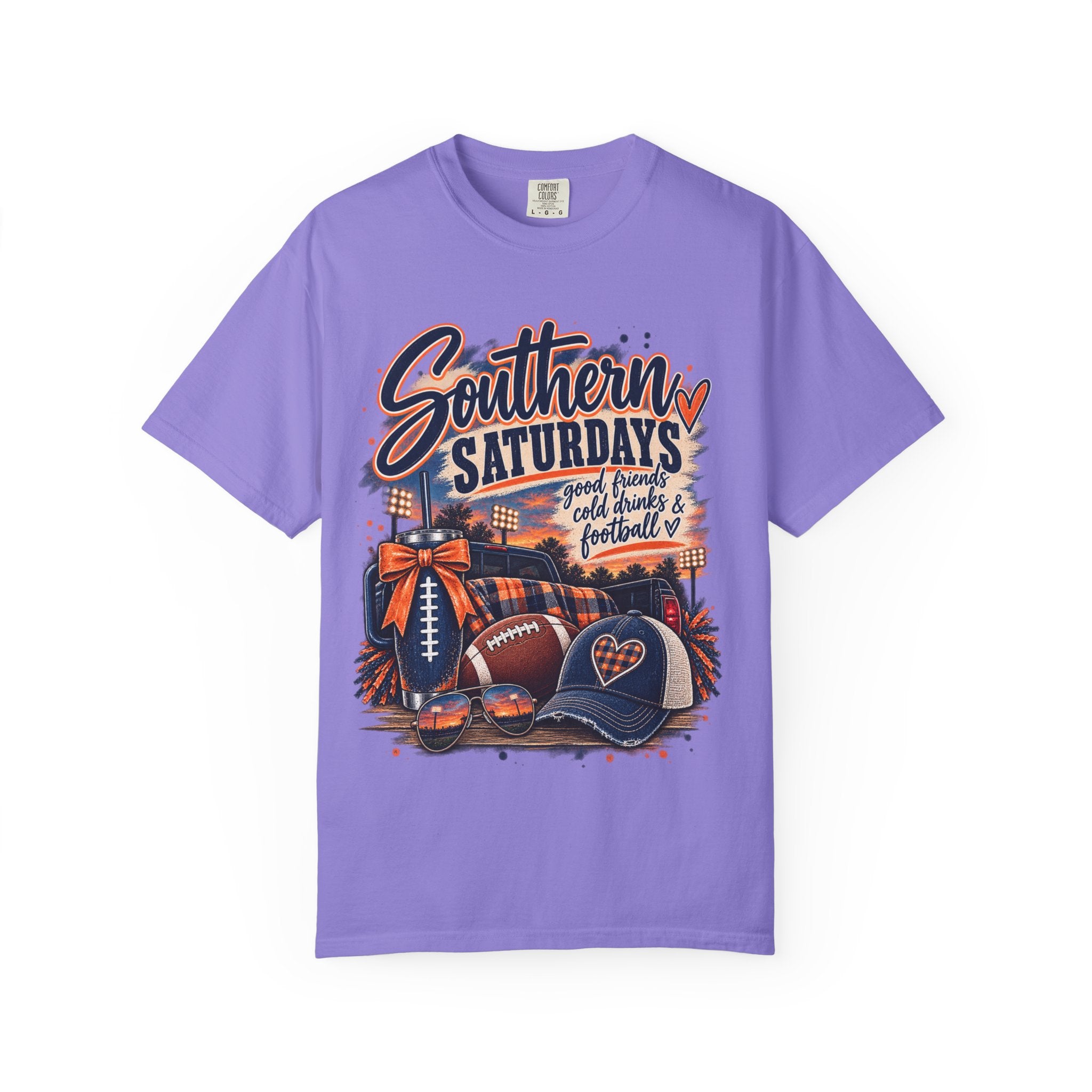 Southern Saturdays Football T-Shirt — Game Day Tailgate Tee