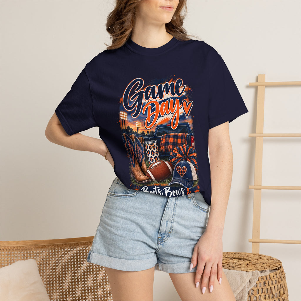 Game Day T-Shirt — Boots, Brews & Touchdowns Football Tee