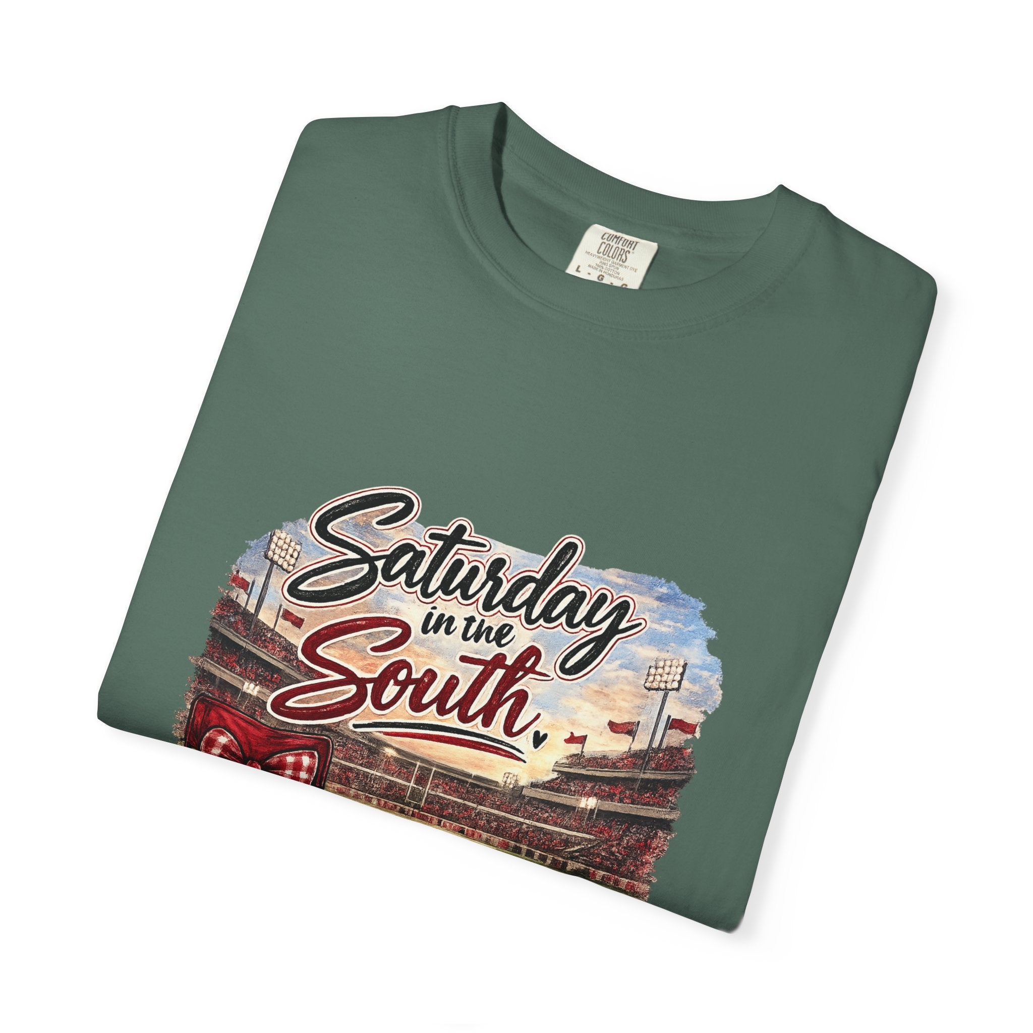 Saturday in the South T-Shirt – Tailgate Picnic Football Vintage Stadium Tee