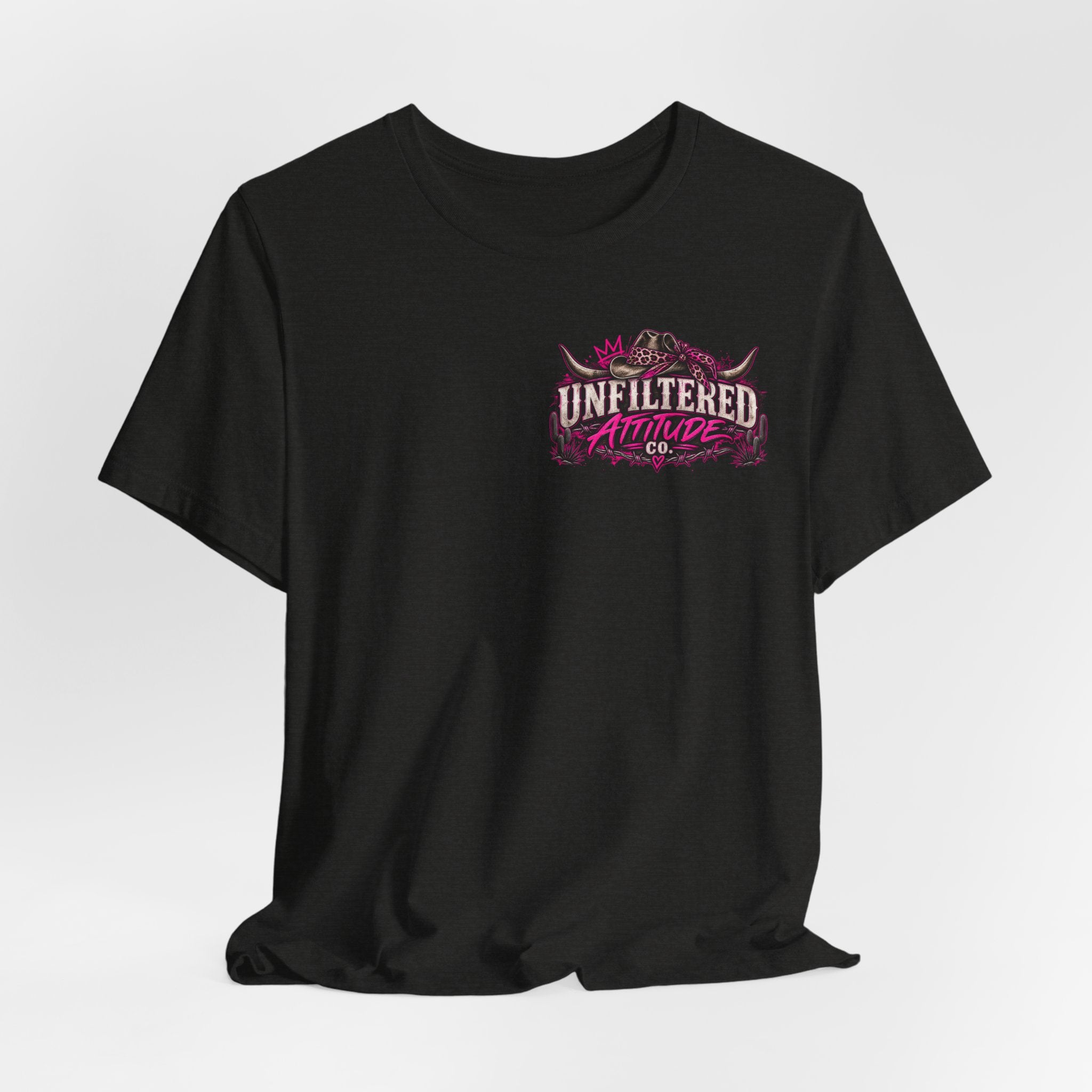 Boots On, Filter Off Tee — Western Cowgirl Graphic T-Shirt