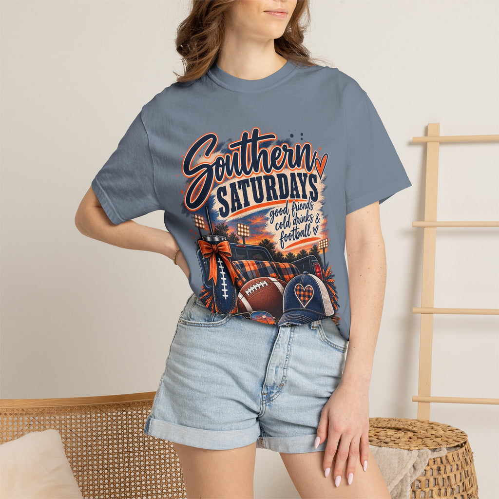 Southern Saturdays Football T-Shirt — Game Day Tailgate Tee